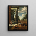 The return after the hunt - Jacob Ferdinand Saeys — framed artwork on a wall