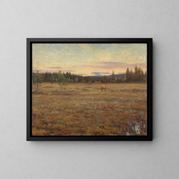 Mañana de otoño temprano - Jacob Glersen — cuadro enmarcado en la pared
