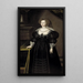 Maria Eleonora 1599-1655 Princesa de Brandeburgo Reina de Suecia - Jacob Heinrich Elbfas — cuadro enmarcado en la pared