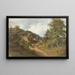 Camino rural animado en verano - Jacob Hoffmann — cuadro enmarcado en la pared