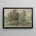 Bord de la forêt avec ruisseau - Jacob Hoffmann — cuadro enmarcado en la pared