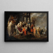 L'idolâtrie du roi Salomon - Jacob Hogers — framed artwork on a wall