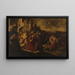 La Encuentro de Jacob y Esaú - Jacob Hogers — cuadro enmarcado en la pared