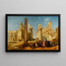 Ruinas del palacio de Karnak en Tebas - Jacob Jacobs — cuadro enmarcado en la pared