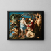 Una alegoría de la fertilidad - Jacob Jordaens — cuadro enmarcado en la pared