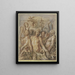 Entusiasmo de la infancia - Jacob Jordaens — cuadro enmarcado en la pared
