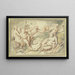 Bacchanale - Jacob Jordaens — cuadro enmarcado en la pared