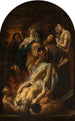 La Mise au tombeau du Christ - Jacob Jordaens — vista de la obra