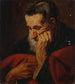 Cabeza de un hombre barbudo, quizás un apóstol - Jacob Jordaens — vista de la obra