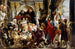 Jesús expulsando a los mercaderes del templo - Jacob Jordaens — vista de la obra