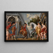 Levade - Jacob Jordaens — cuadro enmarcado en la pared