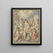 Martyre de san Quirín de Malmedy - Jacob Jordaens — cuadro enmarcado en la pared