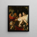 Méléagre y Atalante - Jacob Jordaens — cuadro enmarcado en la pared