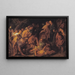 La trahison et l'arrestation du Christ à Gethsémani - Jacob Jordaens — framed artwork on a wall