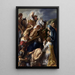 El Portamiento de la cruz - Jacob Jordaens — cuadro enmarcado en la pared