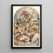 La Conversión de Saulo con jinete y bandera - Jacob Jordaens — cuadro enmarcado en la pared