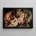 Las hijas de Cécrope encontrando al niño Érichthonios - Jacob Jordaens — cuadro enmarcado en la pared