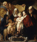 La Santa Familia con Santa Ana y el joven Bautista y sus padres - Jacob Jordaens — vista de la obra