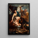 The Sacrifice of Isaac - Jacob Jordaens — framed artwork on a wall