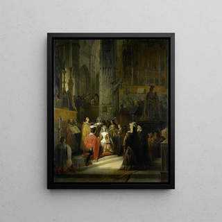 Jacob Joseph Eeckhout - The Wedding of Jacoba of Bavaria Countess of Holland and Jan IV Duke of Brabant 10 March 1418.webp