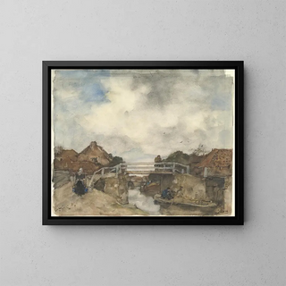 Jacob Maris - Dutch Canal Rijswijk.webp