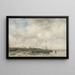Vista de una ciudad - Jacob Maris — cuadro enmarcado en la pared