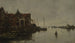Scene of the port - Jacob Maris — artwork view