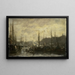 View of the Port - Jacob Maris — framed artwork on a wall
