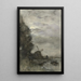 Landscape with Mill by Moonlight - Jacob Maris — framed artwork on a wall