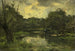 Paisaje con barca - Jacob Maris — vista de la obra