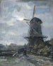 Moulin au clair de lune - Jacob Maris — artwork view