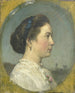 Portrait painting of Catharina Hendrika Horn, the artist's wife - Jacob Maris — artwork view