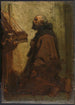 Monk in Prayer Monk in Devotion - Jacob Maris — artwork view