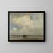 Shellfish Fishing - Jacob Maris — framed artwork on a wall