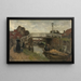 The Bridge - Jacob Maris — framed artwork on a wall