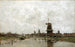 Les cinq moulins - Jacob Maris — artwork view