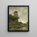 The windmill - Jacob Maris — framed artwork on a wall