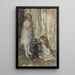 Two girls blowing bubbles - Jacob Maris — framed artwork on a wall