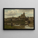 View at Montigny-sur-Loing - Jacob Maris — framed artwork on a wall