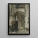 Fisherman's woman with her bride daughter lighting a church candle - Jacob Maris — framed artwork on a wall