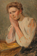 Retrato de la niña Elsa - Jacob Nöbbe — vista de la obra