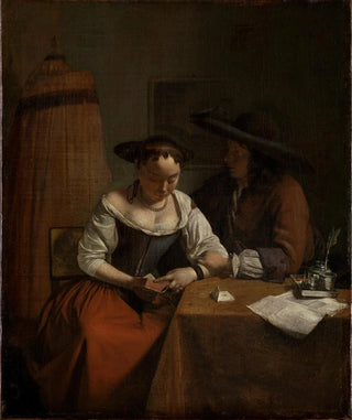 Jacob Ochtervelt - Der Liebesantrag an die Lesende.webp