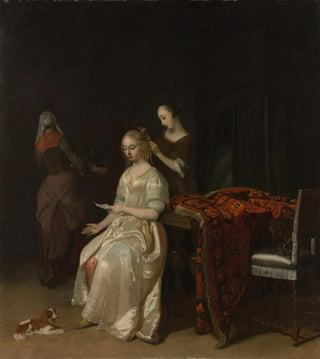 Jacob Ochtervelt - The Love Letter.webp