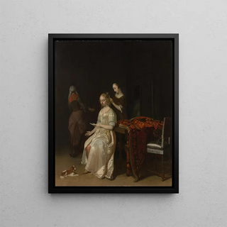 Jacob Ochtervelt - The Love Letter.webp