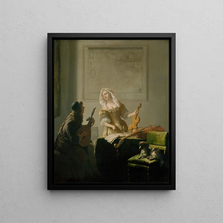 Jacob Ochtervelt - The Music Lesson.webp