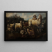 de Berger con animales - Jacob Roo — cuadro enmarcado en la pared