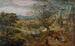 Paisaje con pueblo en otoño - Jacob Savery el Viejo — vista de la obra