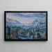Landscape Painting with the Story of Jephté's Daughter - Jacob Savery the Elder — framed artwork on a wall