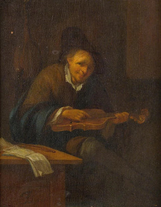 Jacob Toorenvliet - Man Playing A Violin.webp