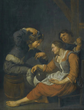 Jacob Toorenvliet - Three Peasants Drinking.webp